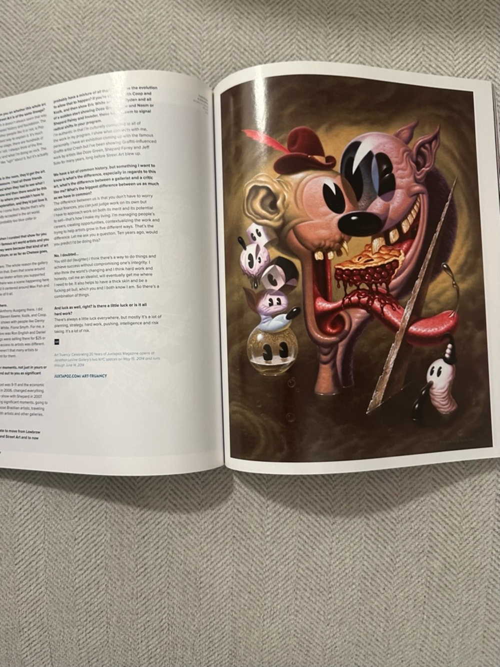 Juxtapoz Magazine Mark Ryden Cover - Teal Logo - Picture 3 of 3